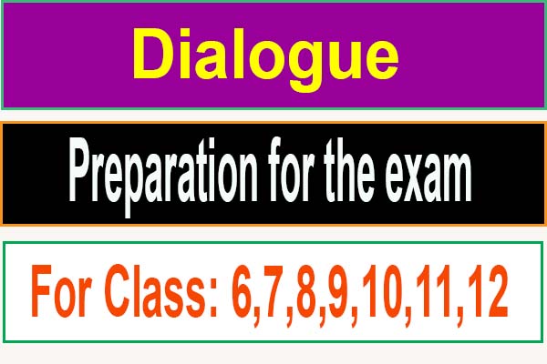 dialogue preparation for ssc exam